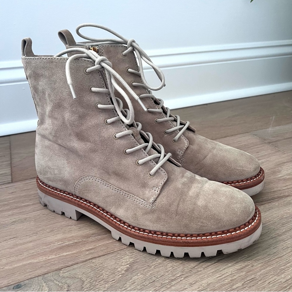 Vince Cabria Lug Cobblestone Beige Boot Women’s 9.5 M